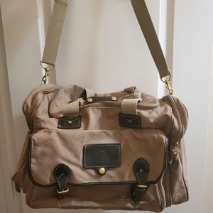 Eddie Bauer Ford Vintage Canvas Travel Duffle Bag